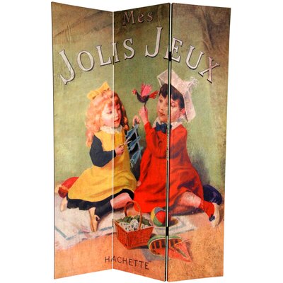Oriental Furniture CAN-JOLIS 6ft. Tall Double Sided Children's Storie