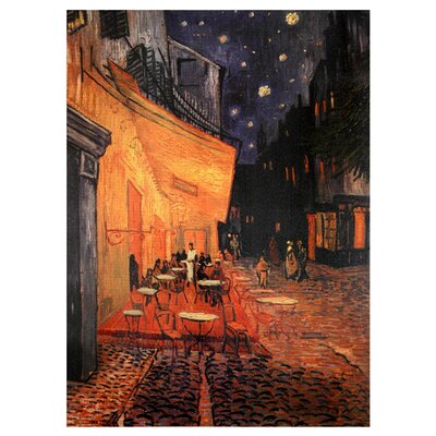 Oriental Furniture Cafe Terrace on The Place Du Forum Canvas Wall Art - 23.5 x 31.5
