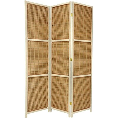 Oriental Furniture Mado Traditional Asian Room Divider in Honey ...