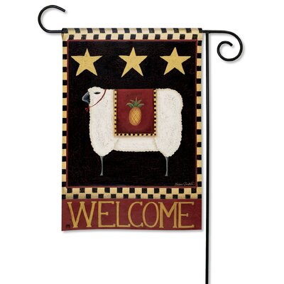 Wooly Welcome Garden Flag