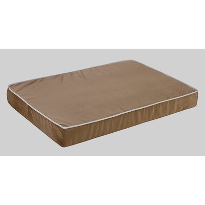 Bowsers Pet Products 10500 24 in. x 36 in. x 4 in. Isotonic Memory Foam Mattress Acorn White
