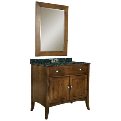 30 Vanity Brown Cherry Finish without Top