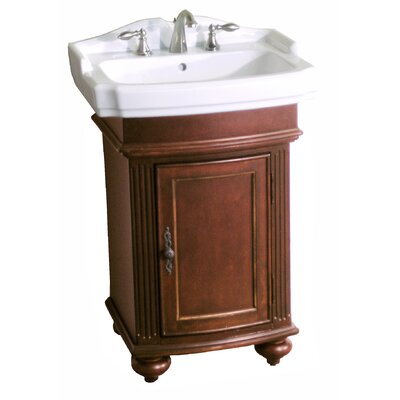 24 Square Vanity without Top Finish: Distressed Cherry