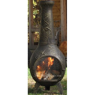 Dragonfly Chiminea Finish: Gold Accent