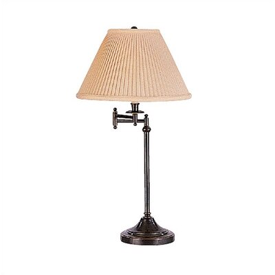  Table on Robert Abbey Kinetic Swing Arm Table Lamp In Deep Patina Bronze