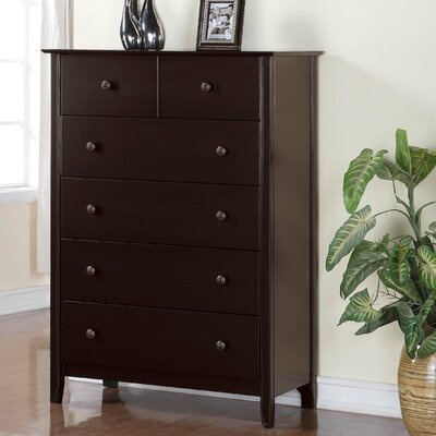 Townhouse Five Drawer Chest in Shiraz Cherry