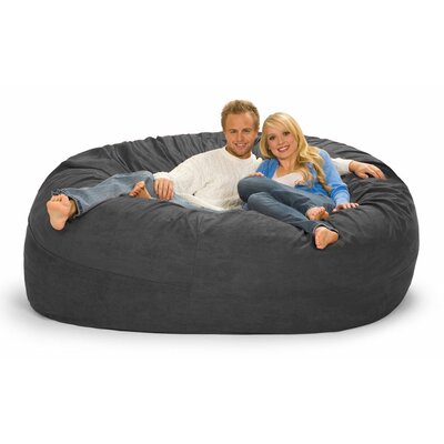 Relax Sacks 7' Round Relax Sack Charcoal