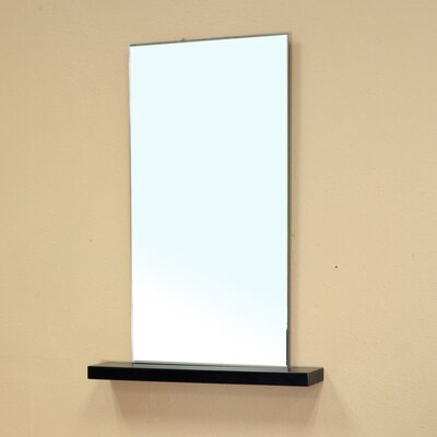 Bellaterra Home 203114-MIRROR Frame Bathroom Mirror, Black