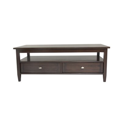 Simpli Home INTAXCWRMCOFIEXE Warm Shaker Collection Coffee Table
