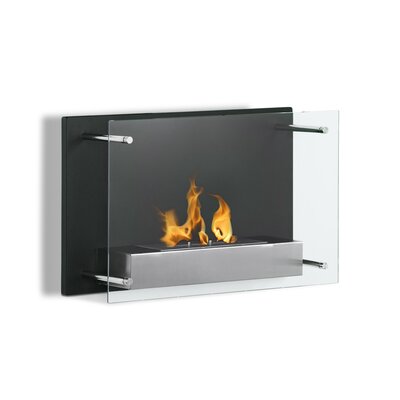 Phoenix Contemporary Furniture on Modern Elements Phoenix Wall Mount Ethanol Fireplace With Single