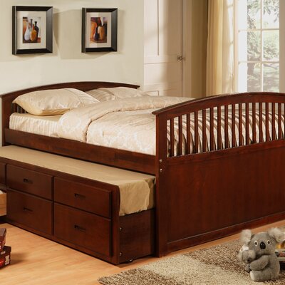 Full/Twin Captain Bed in Cherry