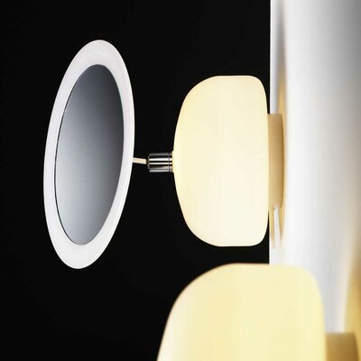Espejito Magnifying Mirror Wall Sconce with Light