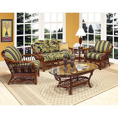 Vinyl Wicker Furniture on Boca Rattan Amarillo 5 Piece Seating Group With Love Seat