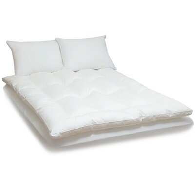 Feather  Twin on Sovapedic Feather Bed With Bonus Pillow   Wayfair