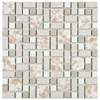 Academy 11-3/4 x 11-3/4 Porcelain Mosaic in Pink