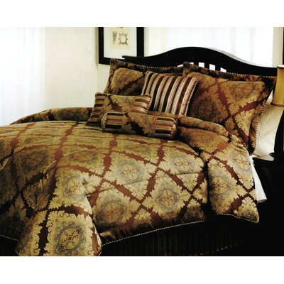 Monroe Cornelius Queen Comforter Set with Bonus Pillows