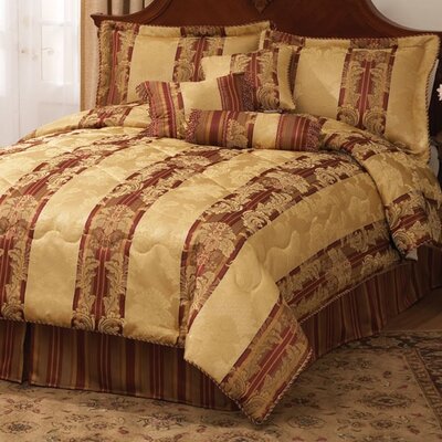 Monroe Dakota Court King Comforter Set with Bonus Pillows
