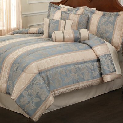 Monroe Fenwick Manor Queen Comforter Set with Bonus Pillows