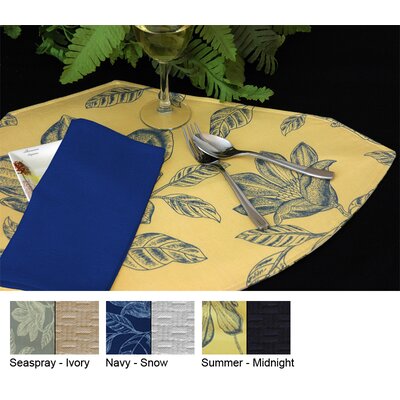Pacific Table Linens Prema Silk Paisley Table Topper | Wayfair