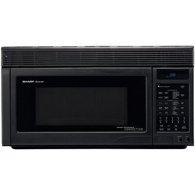 Sharp 850W Over the Range Convection Microwave Oven in Black