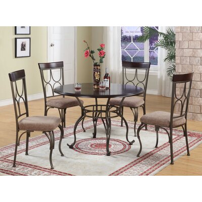 Powell Cafe Langley 5 Piece Dining Set in Bronze Best Price