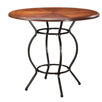 Powell Cafe Borrego Gathering Table in Black Metal Best Price