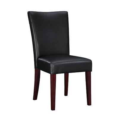 Powell Classic Seating Bonded Leather Parsons Chair in Black Best Price