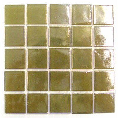 Platinum 9/16 x 9/16 Glass Mosaic in Beige