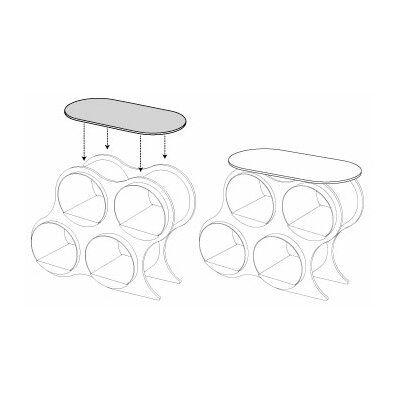 Bolla Console Table Glass Type: Regular