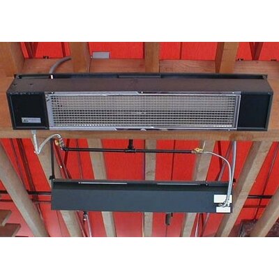 Model S34 Gas Patio Heater Finish: Black, Heat Type: Natural Gas