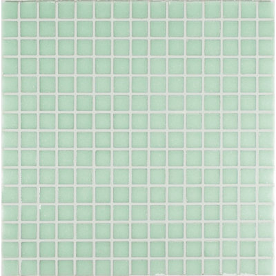 Project Base 3/4 x 3/4 Glass Mosaic in Green Basic