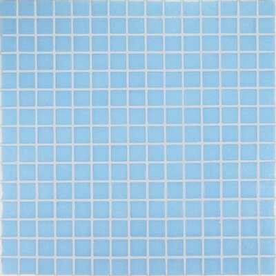 Project Base 3/4 x 3/4 Glass Mosaic in Light Blue Basic