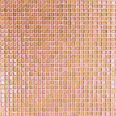 Crystal-A 1/2 x 1/2 Glass Mosaic in Trasparenze Rosa