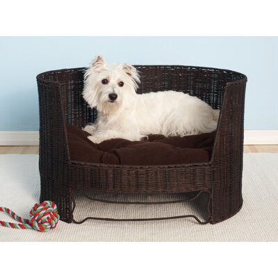 The Refined Canine Wicker Dog Day Bed