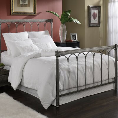 Romano Bed Headboard in Silver Gleam Size: Full