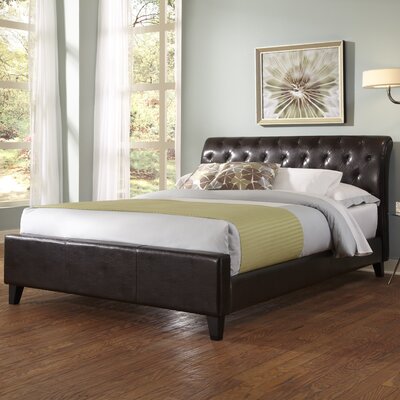 Omnia Platform Bed Size: Full, Finish: Sable