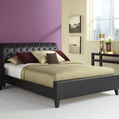 Omnia Platform Bed Size: Full, Finish: Black