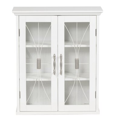 White Wall Cabinet - Elite Home Fashions - C71930