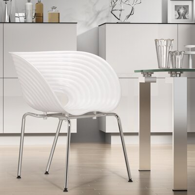 Zuo Modern Circle Chair in White (Set of 4) Best Price