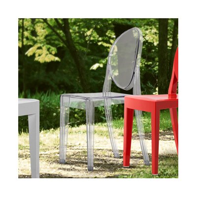 Zuo Modern Anime Transparent Armless Chair (Set of 4) Best Price