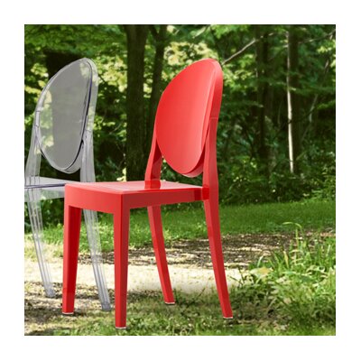 Zuo Modern Anime Armless Chair in Red (Set of 4) Best Price