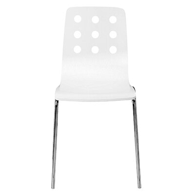 Zuo Modern 9 Dragones Chair with a Wood Frame Seat Painted in a White Matte Gloss Finish (Set of 4) Best Price