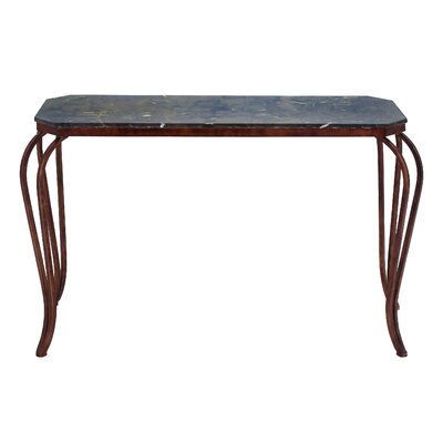 Benzara 53849 Adorable Marble Console Table With Victorian Style Legs