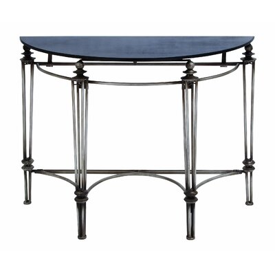Benzara 53856 French Style Industrial Marble Console Table