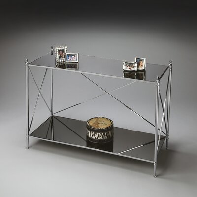 Butler Specialty 2863220 Modern Expressions Console Table in Nickel