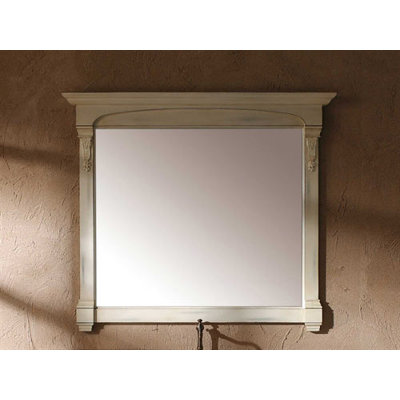 Marlisa 41.5 x 47.25 Bathroom Wall Mirror Finish: Antique White