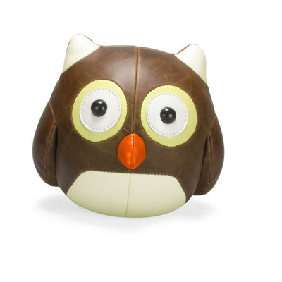 Cicci Owl Bookend Color: Brown