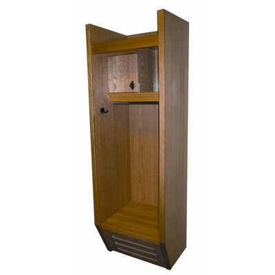 Hallowell Rl242484-1sb All Wood Open-front Locker, w24xd24xh84 6haz8