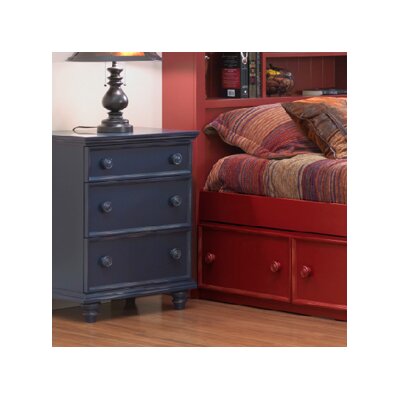 Notting Hill 3 Drawer Chest Finish: Blue