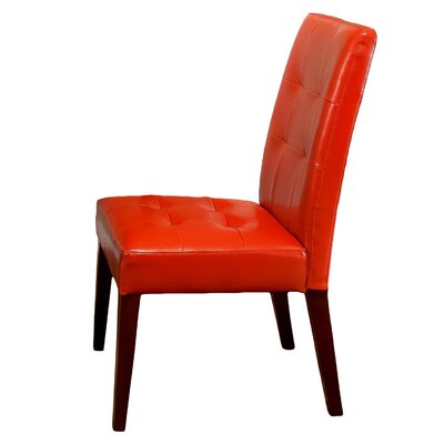 Parsons Chair (Set of 2) Upholstery: Burnt Orange